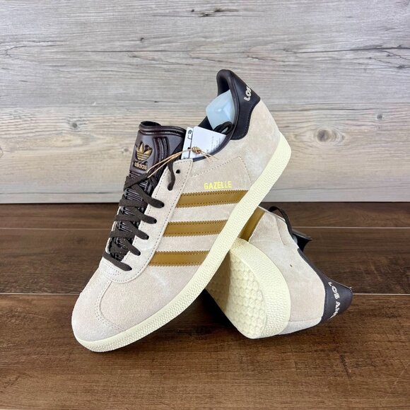 adidas Gazelle LAFC MLS Archive Collection Mens Sz Linen Gold
